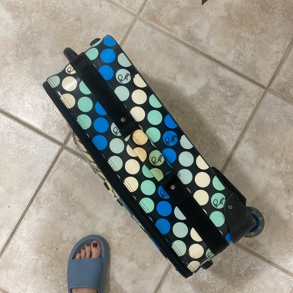 🌼 Vintage Y2K Roxy Suitcase Roxy Luggage Roxy Carry-on Rare Roxy - Picture 6 of 17